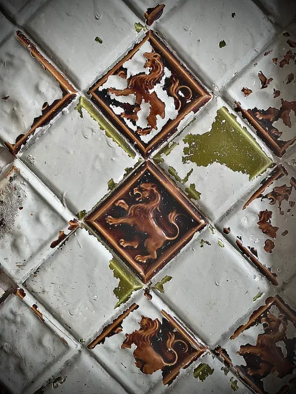 Carrelage ancien manoir